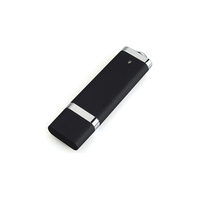 Clés USB 2.0 en gros d'usine, petite capacité, avec coques en plastique blanc et noir, emballage en boîte de bambou, prix abordable, clé USB