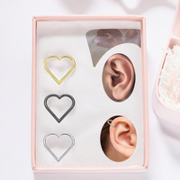 Anneau segmenté articulé en acier inoxydable pour piercing au nez, bijoux de corps tendance pour femmes et hommes