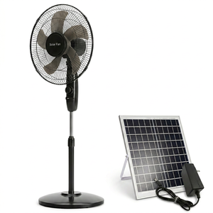 Ventilatore Solare da Esterno OEM ad Alta Efficienza, Regolabile in Altezza e Angolazione, 18 Pollici, con Batteria - Product Image 2