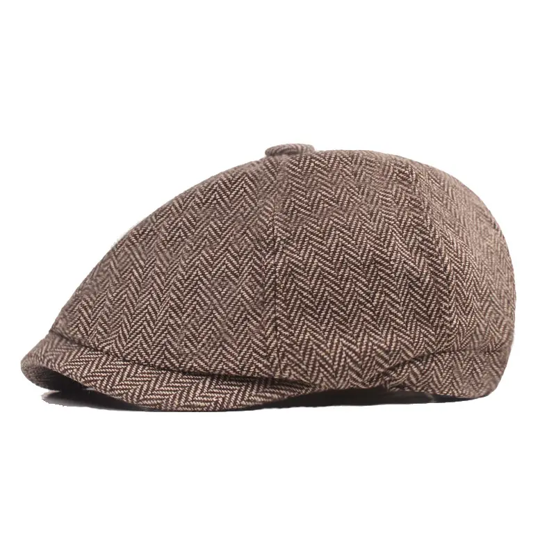 Sombrero de pintor de boina de algodón para hombre, gorro de pintor, Newsboy occidental, venta al por mayor, para viajar, senderismo