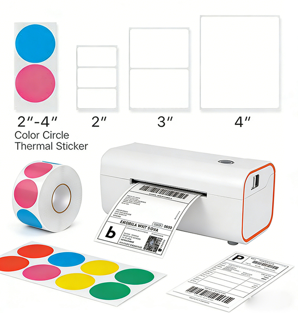 Low Price Thermal Printer 4x6 Sticker Machine 203 Dpi Thermal Label Printer for Shipping Label Printing Barcode Printer