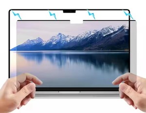ฟิล์มกันแสงสีฟ้าแบบแม่เหล็กติดตั้งง่ายสำหรับแล็ปท็อป ป้องกันการมองเห็นจากด้านข้าง สำหรับ Macbook Pro 16 นิ้ว ปี 2021 - Product Image 5