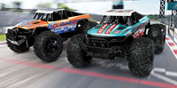 Voiture RC tout-terrain à coque en alliage haute vitesse 5 canaux à l'échelle 1/12, camion télécommandé 2,4 GHz avec interrupteur haute/basse vitesse et musique
