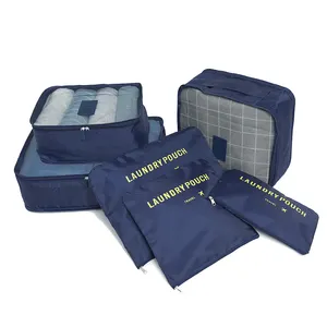 6套包装立方体旅行行李包装组织者6套压缩包装立方体