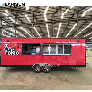 Fiberglas ve alüminyum inşaat satıcı kurulum buz depolama 4-Wheel kolay montaj ile ticari mobil gıda römorkü ve kamyon - Product Image 2