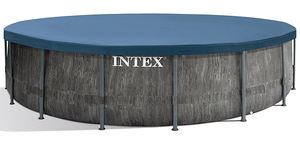 Ensemble de <span class=keywords><strong>piscine</strong></span> <span class=keywords><strong>INTEX</strong></span> 26742 4,57 m x 1,22 m GREYWOOD PRISM FRAME <span class=keywords><strong>PREMIUM</strong></span>, <span class=keywords><strong>piscine</strong></span> gonflable avec structure métallique - Product Image 2