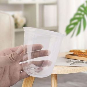 Vaso de Plástico Desechable Personalizado al por Mayor, Calibre 89mm, Forma de U, PET Transparente para Té de Burbujas, Bebidas Boba - Product Image 2