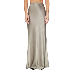 กระโปรงผ้าซาตินลำลองสำหรับผู้หญิง เอวสูง ทรงหางปลา ดีไซน์เรียบหรู เนื้อผ้าเนียนนุ่ม สไตล์แฟชั่นสำหรับสุภาพสตรี - Product Image 2