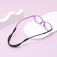 Sangle de maintien antidérapante et anti-chute pour lunettes de sport à motif géométrique, crochets d'oreille en silicone, bande de rétention pour enfants, support d'oreille pour le basketball