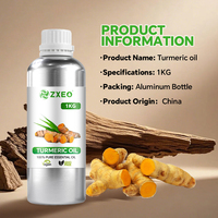 Huile de curcuma multi-usage pure, distillée à la vapeur, antioxydante naturelle pour massage, soins de la peau, cheveux, fabrication de savon, aromathérapie, visage et corps