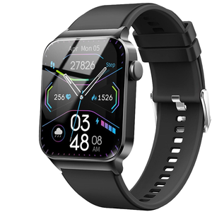 P3 <strong>Smart</strong> <strong>Watch</strong> Square Silicone Men's Women's Sports Heart Rate Sleep Monitoring Call Message Reminder IPS For 5-10 Days - Product Image 1