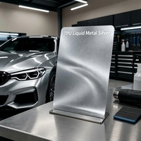 Film de protection de peinture automobile en TPU métal liquide argenté, auto-réparateur, changeant de couleur, anti-UV, PPF, hydrophobe, anti-rayures