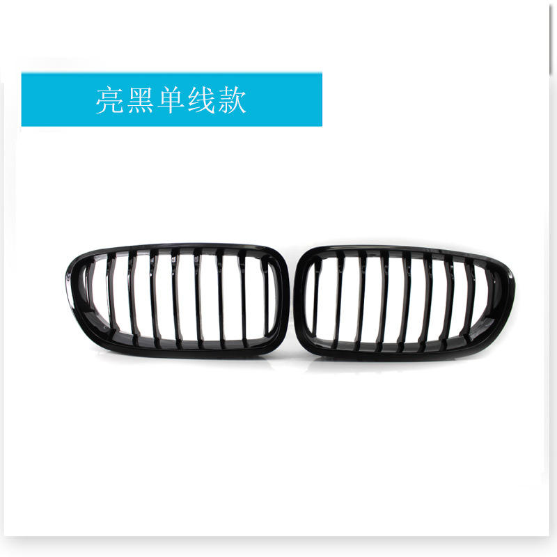 Design noir brillant à une seule ligne