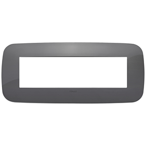 Vimar Grey <b>Wall</b> Plate 210mm Length For <b>Plugs</b> And <b>Sockets</b> - Product Image 1
