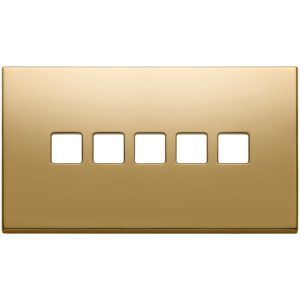 5Mx5 Bs Flat Gold Plate 16.5 Cm Length Wall <b>Switch</b> Cover Panel - Product Image 1