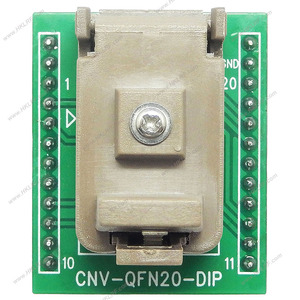 CNV-QFN20-DIPプログラマーアダプターソケットDFN20 MLF8 3*3 DIP20への新しい到着QFN20 (24ピン) - Product Image 2