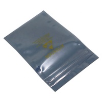En stock, sac d'emballage refermable pour composants électroniques, sac Esd antistatique à fermeture éclair