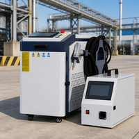 Soudeuse laser portative industrielle 2000W à fibre optique 5 en 1, refroidie par eau, avec fonction de stockage d'énergie pour le soudage de batteries de véhicules électriques, tête Relfar