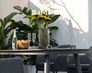 SIMPOLIFESTYLE Premium Outdoor Furniture Set Luxury Garden <strong>MESA</strong> High Dining Chair Balcony 6Seats Aluminium Bar <strong>Table</strong> - Product Image 5