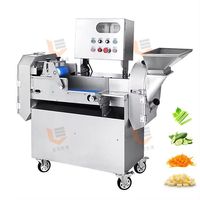 Fabriek Direct Leveren Groene Groenten Cutter Groente Chopper Knoflook Snijder Fruit En Groentesnijder Industriële Machine