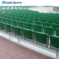 Sièges de stade pliants HDPE Avant Sports pour extérieur, sièges inclinables pour amphithéâtre, concert, salle de spectacle, chaise de spectateur