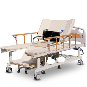 Manual Nursing <b>Bed</b> 202cm X 107cm X 61cm Stainless Steel Home Care For Paralyzed Patients - Product Image 1
