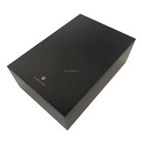 Boîte à vin en bois finition noyer avec option d'impression par sublimation - Coffret cadeau personnalisé avec logo pour cave à vin