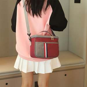 Insulated Thermal Cooler Bag Aluminum Foil Thickened Large Thermal Insulation Bag with <b>Rice</b> Bag Office Workers - Product Image 5