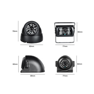 4CH 4G GPS 1080P AHD xe di động DVR Hệ thống 7 inch VGA màn hình 4 IR tầm nhìn ban đêm không thấm nước Máy ảnh Video Recorder IPS TFT màn hình - Product Image 5