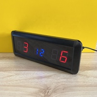 Tableau de score numérique électrique portable Jhering pour l'intérieur, mini écran LED, tableau de score mural pour le basketball