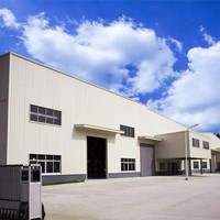 Hangar préfabriqué en acier à ossature métallique, entrepôt modulaire d'atelier industriel préfabriqué personnalisé à faible coût