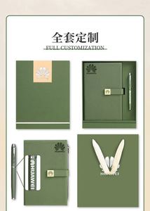 Coffret Cadeau Carnet Personnalisé avec Logo, Pochette Zippée pour Cartes, Bloc-Notes de Bureau, Pochettes, Livre, Nouveau Coffret Cadeau de Luxe pour Dirigeants - Product Image 5
