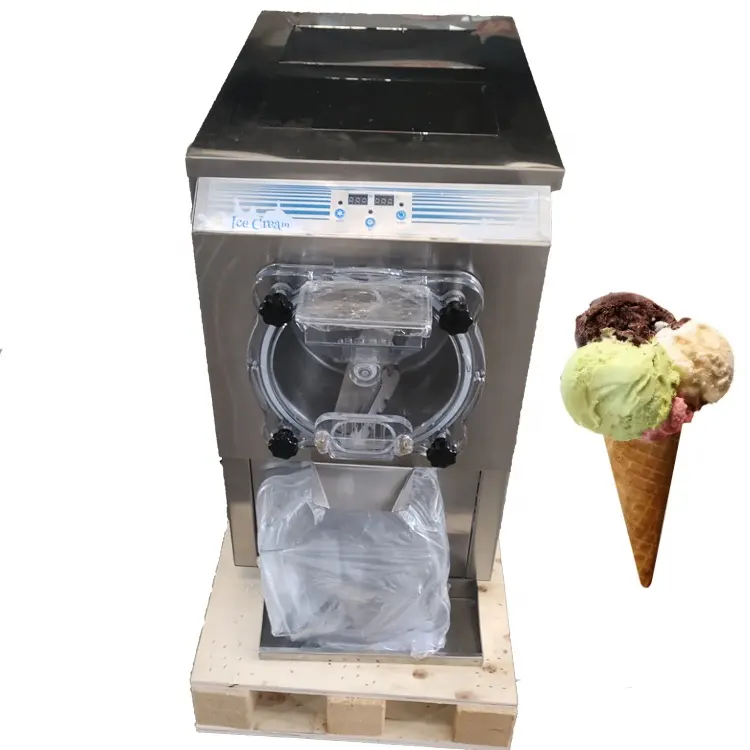 Chinese table counter top home snow making gelato helado suave softy cone price maker commercial soft serve ice cream machine