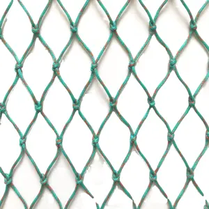 Yüksek mukavemetli HDPE örgülü sicim düğümlü Net trol balık ağı balık yetiştiriciliği kafes Net