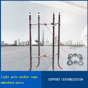 Poste <span class=keywords><strong>de</strong></span> Luz Personalizado <span class=keywords><strong>de</strong></span> 3M 18M con Anclaje, Base Plegable, Piezas Integradas, Poste <span class=keywords><strong>de</strong></span> Luz Solar para Jardín y Paisaje - Product Image 6