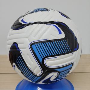 Hot Selling High Quality <b>Machine</b> Stitched <b>Football</b> & Soccer Ball Size 5 PVC with Custom Logo Print Indoor/Outdoor - Product Image 5