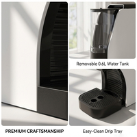 Machine à expresso semi-automatique compacte en plastique pour dosettes ESE, pression de pompe 20 bars, pour petites entreprises et bureaux