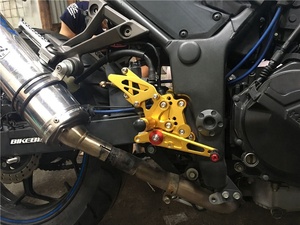 Reposapiés Trasero Ajustable CNC para Motocicleta <span class=keywords><strong>Arashi</strong></span>, para Z300 Z250 NINJA300R NINJA250R 2013-2018, Pedal Delantero - Product Image 6