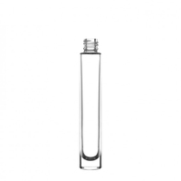 Déodorant haut rond transparent 10ml parfum rouleau sur bouteille huile essentielle de luxe rouleau boule bouteilles en verre avec boîte d'emballage