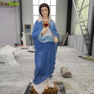 Estatua <span class=keywords><strong>de</strong></span> Nuestra Señora <span class=keywords><strong>de</strong></span> <span class=keywords><strong>Fátima</strong></span> <span class=keywords><strong>de</strong></span> Resina <span class=keywords><strong>de</strong></span> Fibra <span class=keywords><strong>de</strong></span> Vidrio <span class=keywords><strong>de</strong></span> Tamaño Real, Vívida y Religiosa - Product Image 4