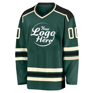Maillots de Hockey sur Glace et de Football Américain à Manches Longues Personnalisables – Nom d'Équipe OEM, Design Personnalisé avec Broderie, Style Motif Vierge - Product Image 2