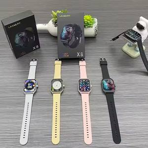 Liquidation d'usine OEM : <span class=keywords><strong>Montre</strong></span> connectée X8 Pro avec grand écran ultra-clair + appels Bluetooth, étanche, pour hommes, prix bas, <span class=keywords><strong>montre</strong></span> X8 - Product Image 2