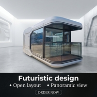 Capsule spatiale préfabriquée personnalisable de haute qualité et économique, maison mobile de 20 à 40 pieds, aménagement écologique pour l'habitation