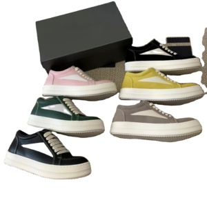 Zapatillas Rick de Alta Calidad con Suela Gruesa, Retro, de Corte Bajo, de Gamuza, que Aumentan la Altura, Casuales, Antideslizantes y Resistentes al Desgaste - Product Image 1