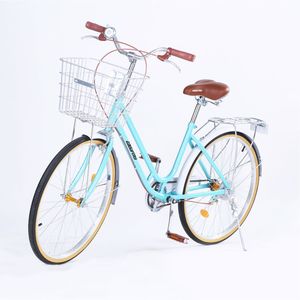 Materiale in acciaio di alta qualità bicicletta da città delle donne 21 velocità ingranaggio a basso prezzo bici - Product Image 2