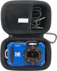 Casing pembawa cangkang EVA keras portabel kustom cocok dengan tas kamera Digital Kodak PIXPRO WPZ2