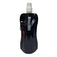 Flasque souple TPU sans BPA de logo personnalisé pour Trail Race Running 500ML Porte-bouteille d'eau pliable étanche Sac à eau pliable