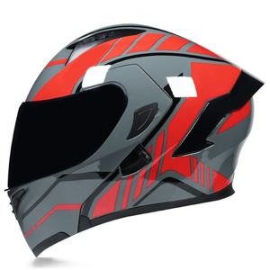 Factory Direct ABS Electric Scooter Helmet Flip-<b>Up</b> Visor Full Face Design Tail Wing All-Season Personalized Style New Condition - Product Image 3