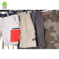 Pantalones Cortos de Carga Usados al por Mayor para Hombre, Ropa Casual de Verano de Segunda Mano