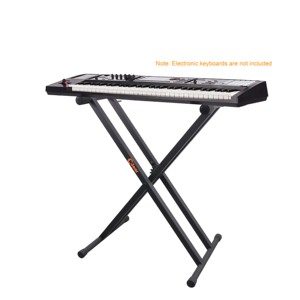 K-723B-1 Quick-Adjust Locking Design 6-Position Adjustable Double-X Rubber & Metal Computer Keyboard <b>Stand</b> (Taiwan) - Product Image 6